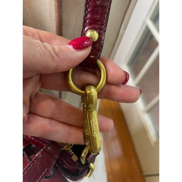 THIS IITEM HAS SOLD Vintage Coach Madison Patent Satchel – Y2K It Girl Energy - Picture 5 of 8